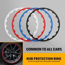 4pc Auto Reifen Schutz Dekoration Streifen 16/17/18/19/20 zoll Auto Fahrzeug Felgen rand Schutz Ring Universal Für Alfa Romeo etc.