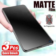 3PCS Protezioni Schermo Opache Per Samsung S25 Ultra S24 S23 S22 S21 FE A56 A36 A26 A55 5G A54 A53 A33 A34 A35 A33 A32 A16 A13 A06