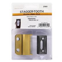 Gold 2161 Professional 2-Hole Stagger Tooth Replacement Blade Fit For Wahl 5 Star Series Cordless Magic Clip 8148 Hair Clippers