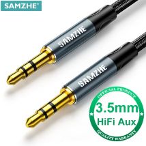 SAMZHE Aux Kabel Jack 3,5mm Audio Kabel Aux Jack 3,5 Männlichen zu Mal Kabel jack 3,5 Audio Kabel für kopfhörer Laptop Musik Player Auto