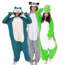 St. Patrick's Kostüm Damen-Pyjama, Onesie, Oster-Kigurumi für Erwachsene, Hasen-Cosplay, Yoshi, Ganzkörper-Pyjama, Einteiler-Nachtwäsche