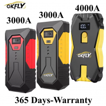 GKFLY 3000A Ad Alta Capacità 59.2Wh 12V Jump Starter Dispositivo di Avviamento Portatile Accumulatori E Caricabatteria Per Auto Per Auto Batteria Booster