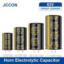 2Pcs JCCON Audio Elektrolytkondensator 63V 3300UF 4700UF 6800UF 10000UF 12000UF 15000UF 22000UF Low ESR Für Hifi Verstärker