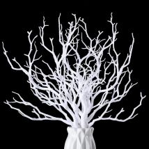Plastic Branches Artificial Fake Antler Shaped Tree Twig Decorative Plants Autumn And Winter Home Christmas Wedding Table Decor