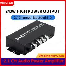 Mini Auto Player ST-838 2,1 CH Bluetooth 5,0 Audio Digital Verstärker, Bass, Höhen und Subwoofer Einstellung