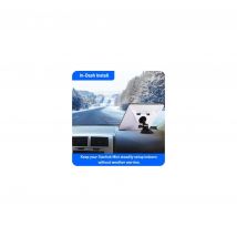 StarlinkMini2024 car dashboard installation kit, with adhesive suction cup base, adjustable angle, and secure suctioncup bracket