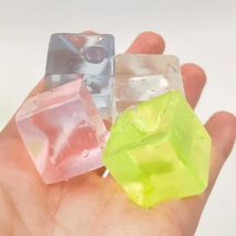 2023 Fidget Toy Mini Squishy Toys Mochi Ice Block Stress Ball Toy Kawaii Transparent Cube cat paw