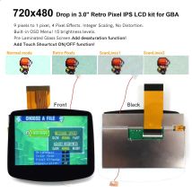 V4 Drop-in Einfach zu installierender 3,0-Zoll-IPS-LCD-Bildschirm in Originalgröße mit hoher