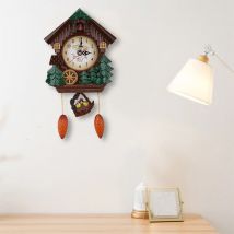 Kuckucksuhr Baum Haus Wanduhr Kunst Vintage Dekoration für zu Hause