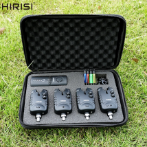 Drahtlose Karpfen Angeln Alarm Set 1 + 4 Wasserdichte Angeln Alarm Anzeige SQ-4 Biss Anzeige
