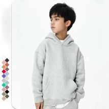 Jungen Winter Sport Hoodies Fleece Warme Kinder Schule Kleidung Verdicken Grau Mädchen Mit Kapuze Sweatshirt Pullover Kinder Tops 10 12 Y