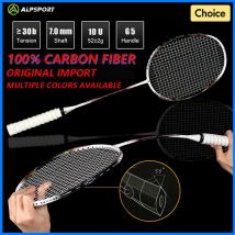 ALPSPORT AIR 10U  Ultralight 52g T800 Badminton Racket Fast Rebound  Lmported MAX 28LBS Carbon fiber + Titanium Badminton Racket