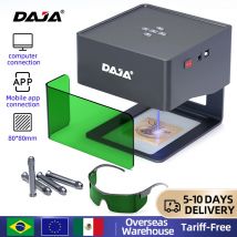 DAJA incisore Laser CNC fai da te DJ6 macchina per incisione Laser 3000mw veloce Mini Logo Mark stampante Cutter lavorazione del legno legno plastica