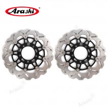 ARASHI ZX-6R NINJA Disco Freno Anteriore CNC Rotore Galleggiante Per KAWASAKI ZX6R NINJA 600 2007 2008 2009 2010 2011 2012 2013 2014 2015