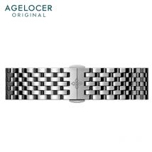 Agelocer Original marke 20mm 7-teiliges Link Stahl armband 18mm Armband Mode armband 316l Edelstahl
