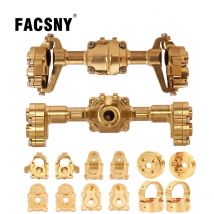 Brass Portal Axle Housing Steering Group Counterweights Outer Cover for FMS 1/24 POWER WAGON FCX24 RC Crawler Model Buggy Parts
