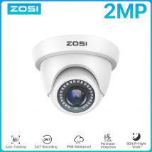 ZOSI 2.0MP HD 1080P 1920TVL Hybrid 4-in-1 TVI CVI AHD 960H CVBS telecamera Dome CCTV Indoor Outdoor per sistema CCTV DVR domestico