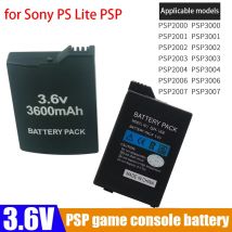 Batteria incorporata da 3,6 V 3600 mAh per Sony PS Lite PSP 2th PSP-2000 PSP-3000 PSP-3004 Console da gioco Batterie host ricaricabili