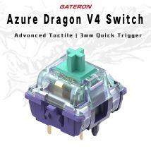 Gateron Azure Dragon V4-Schalter, fortschrittlicher, taktiler, benutzerdefinierter MX-Schalter, 5-polig, Hot-Swap-Vor-Schalter für mechanische Tastatur, Pom