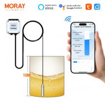 Morayelec ME202D 10M Sensore ad alta precisione Indicatore di livello del liquido Tuya Smart Home Sensore di livello dell'acqua diesel intelligente Tuya