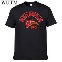 Red Devels Mc T Shirt 100% Cotton Shirt