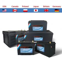 Batería de fosfato de hierro y litio KEPWORTH LiFePO4 de 12V 24V con BMS 50 100 120 135 300Ah para carrito de golf EV RV almacenamiento de energía Solar