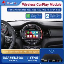 Wireless Android Auto Per BMW Auto MINI CIC NBT EVO R55 R56 R57 R58 R59 R60 R61 F54 F55 Carplay Interfaccia Specchio Collegamento Air Play