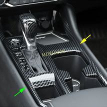 Per il 2020 2021 2022 2023 2024 2025 Sentra Interni In Fibra di Carbonio Cruscotto Del Cambio Pannello di Copertura Trim