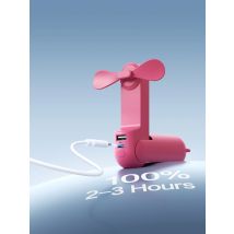 JISULIFE New Color Series F8 Portable Handheld Mini Fan 3 IN 1 USB Rechargeable with Power Bank, Flashlight, Pocket Design Fan