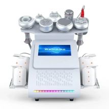 Herramienta 9 en 1, cavitación ultrasónica de 80K, máquina de adelgazamiento corporal, frecuencia multipolar, rejuvenecimiento antiarrugas, estiramiento de la piel