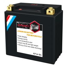 KEP14-BS Motorrad Starter LiFePO4 Batterie CCA 520A 12V 10Ah mit BMS Roller Lithium Batterie