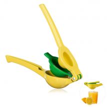 Lmetjma 2 Schüssel in 1 Zitronen presse Premium Aluminium legierung Zitronensaft presse Presse Handbuch Orange Zitrus Limette Entsaftungs werkzeuge jt02