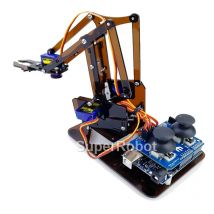 SG90 MG90S 4 Dof Demontage Acryl mechanische Roboter Manipulator Klaue Kit für Arduino Roboter Arm STEAM Kit Programmierung Roboter Arm