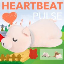 Halloween Herzschlag Plüsch Hundes pielzeug, Haustier Kau spielzeug, Haustier Beruhigung hilfen, Verhaltens training Komfort Spielzeug, Welpen Herzschlag Spielzeug