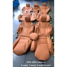Maßgeschneidertes Zubehör, Autositzbezüge für 5 Sitze, komplettes Set, hochwertiges Leder, speziell für Lexus RX300 RX350 RX450 EX UX NX CT
