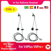 2PCS Typ-C Schnittstelle In-Ear KopfhörerFür EJEAS V4 Plus/V6PRO + Motorrad Helm Bluetooth Intercom