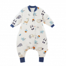 Sacco a pelo per bambini Pigiama per bambini in cartone animato Roba Infantil per quattro stagioni Sacco per bambini in cotone Biancheria da notte per bambini Tuta