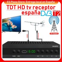 Receptor de TV DVB T2 TDT HD España TDT HD decodificador DVB-T2 TDT HD sintonizador TDT HD receptor DV decodificador