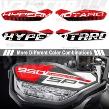 Decalcomanie di protezione della protezione della mano dell'autoadesivo dello scudo del paramano del motociclo della resina 3D per Hypermotard 950 SP 950 RVE