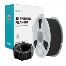 Filamento per stampante 3D in fibra di carbonio SUNLU PA12-CF 1KG-175 ° C Resistente al calore, ad alto impatto e resistente all'usura, leggero, bassa umidità,