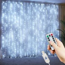 USB-Stromvorhang, LED-Lichterkette mit Fernbedienung, Weihnachtsparty-Anhänger, Neujahr 2025, Weihnachtsdekoration für Zuhause, Noel Navidad