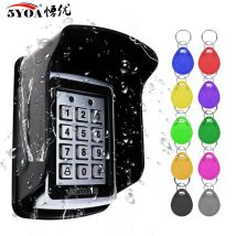 5YOA RFID Metal Access Control Keypad Waterproof Rainproof Cover Outdoor Door Opener Electronic Lock System Cover EM4100