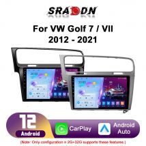 For Volkswagen VW Golf 7 MK7 VII 2012 - 2021 Car Radio Android Automotive Multimedia Player Navigation GPS Carplay Auto Screen