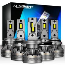 NOVSIGHT H7 Led Lampadine per fari auto H4 H11 H8 H9 H1 H3 9004 9005 9006 9007 120W 22000LM Decoder Auto Faro 6500K Fendinebbia
