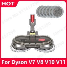 Mopp Kopf + Mopp Tuch + Wasser Tank Teile für Dyson V7 V8 V10 V11 Staubsauger Haushalt Elektrische Applience zubehör