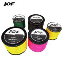 JOF 8X Lenza da pesca in PE intrecciata Resistente all'usura e a lancio lungo Attrezzatura da pesca alla carpa 300M-1000M 20LB-100LB 0,17MM-0,5MM