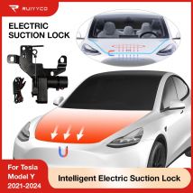 Ruiyyco Elektrischer Frontkofferraum-Kit für Tesla Model Y 2021-2024 - Automatisches Softclose-System mit Saugverriegelung
