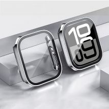 Abdeckung für Apple Watch 10 Gehäuse 42 mm 46 mm 45 mm 44 mm 49 mm 41 mm 40 mm gehärtetes Glas Displayschutzfolie Serie 7 8 9 SE 6 5 4 Ultra 2