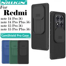 Funda protectora Nillkin CamShield Pro con cubierta deslizante para cámara, a prueba de golpes, para Xiaomi Redmi Note 15 Pro Plus y Note 14 Pro Plus 5G