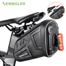 NEWBOLER Wasserdichte Fahrrad Satteltasche Quick Release EVA Hard Shell Straße Fahrrad Schwanz Tasche Fahrrad Hinten Tasche Fahrrad Zubehör